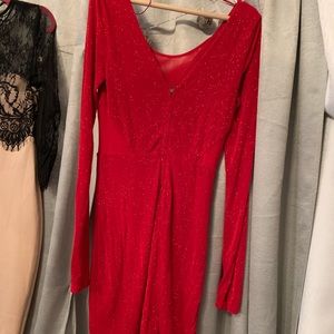 Red Guess dress